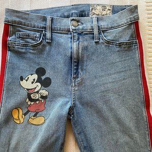 SIWY Mickey Mouse Denim Skinny Jeans Sz 28 Disney